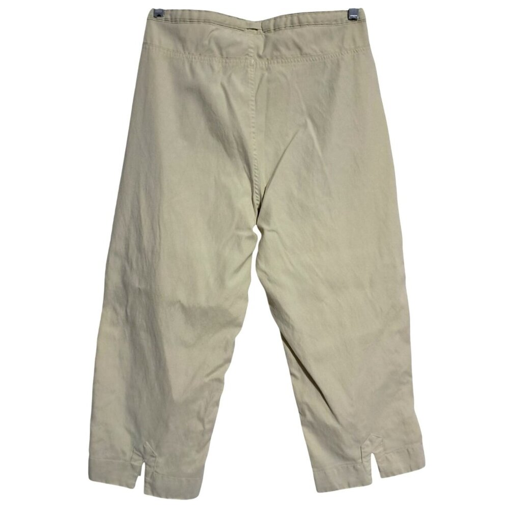 Meridian Expedition Cropped Pants Womens Size M Floral Lining Green Cotton & Nyl - Picture 7 of 9